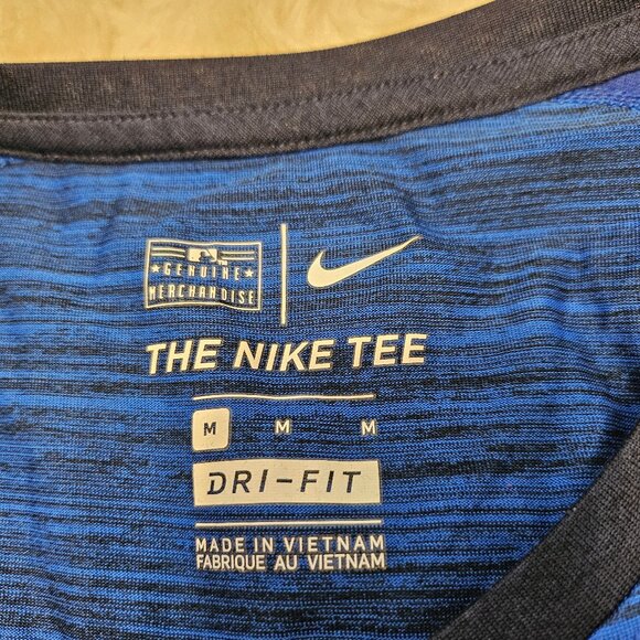 The Nike Tee Men's Toronto Blue Jays Ac Velocity Raglan Legend 3/4 Sleeves Shirt - Picture 7 of 9